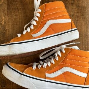 Vans Sk8-Hi - Kids 4.5 - Desert Sun - Orange Hi tops
